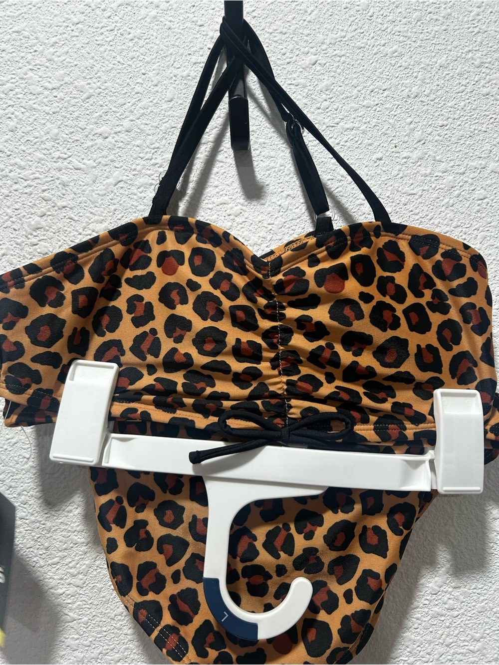 art class Girls Leopard Print Bikini Top and Bottom in Tan, Black, Brown